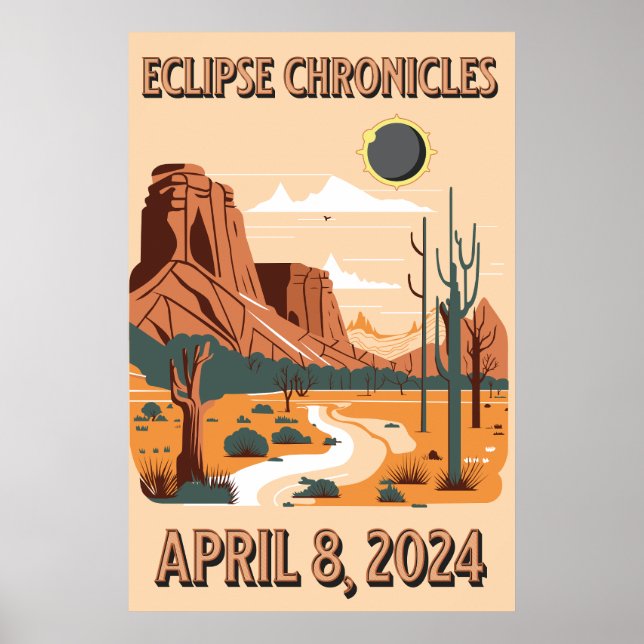 Póster Eclipse Chronicles-Desert Eclipse Poster (Frente)