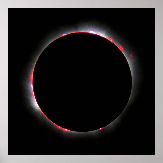 Póster Eclipse solar (Frente)