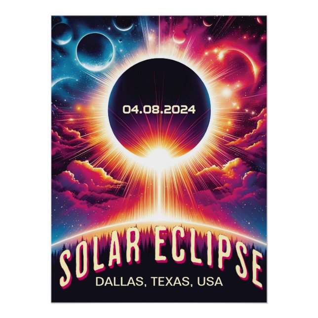 Póster Eclipse solar (Anverso)