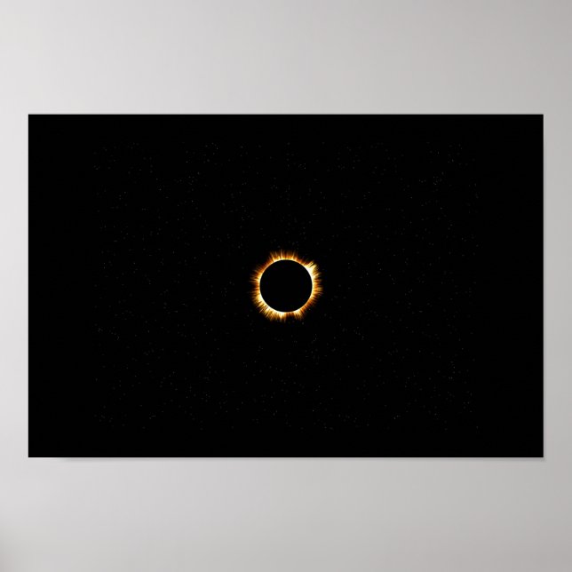 Póster Eclipse solar (Frente)