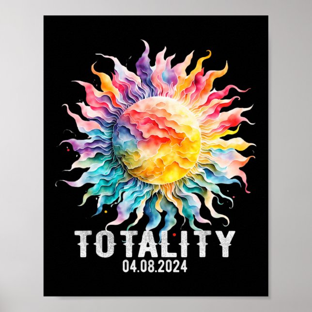 Póster Eclipse solar (Frente)