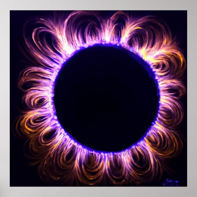 Póster Eclipse solar (Frente)