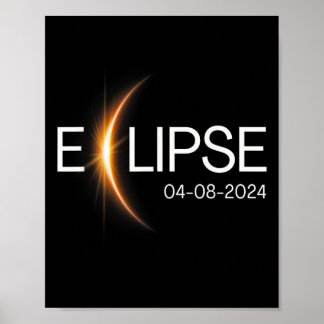 Póster Eclipse Solar 2024