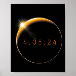 Póster Eclipse solar 2024 040824 Eclipse