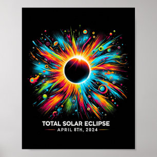 Póster Eclipse solar 2024 04.08.24 Eclipse Mens Womens Ki