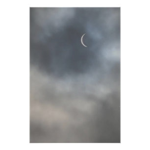 Póster Eclipse solar 2024 astronomía espacial moderna lun