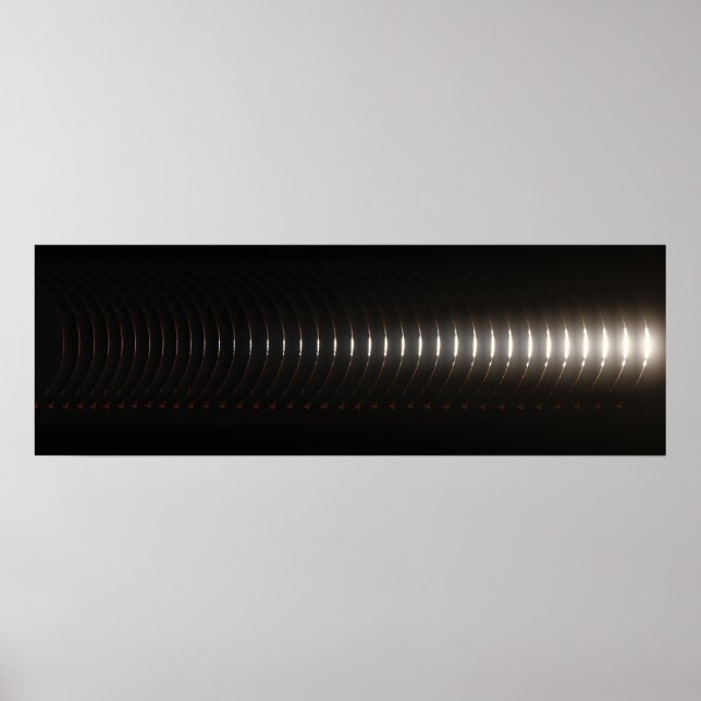 Póster Eclipse solar 2024 - Corona (Frente)