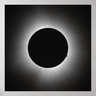 Póster Eclipse solar 2024 - Corona