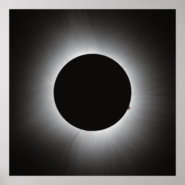 Póster Eclipse solar 2024 - Corona (Frente)