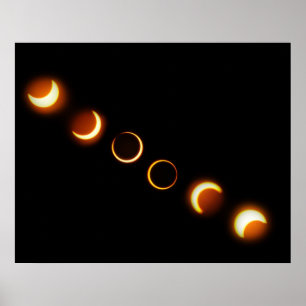 Póster Eclipse solar anual, 20 de mayo de 2012