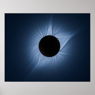 Póster Eclipse solar de 2017 - Corona del sol