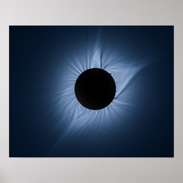 Póster Eclipse solar de 2017 - Corona del sol (Frente)