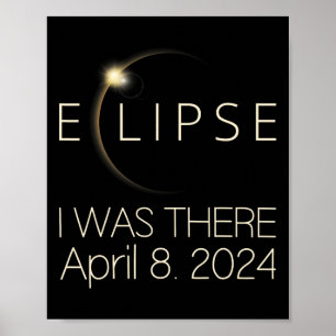 Póster Eclipse Solar En El Que Estuve El 8 De Abril De 20
