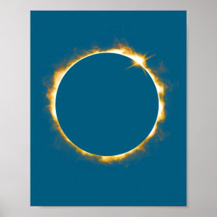 Póster Eclipse Solar Gráfico 21 de Agosto de 2017