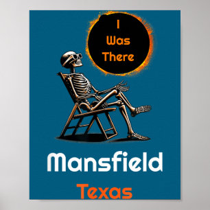 Póster Eclipse solar I Mansfield Texas allí
