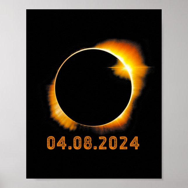 Póster Eclipse solar total 8 de abril de 20242 (Frente)