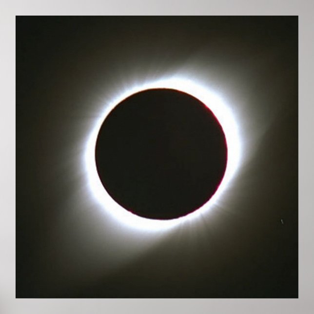 Póster Eclipse solar total de 1995 (Frente)