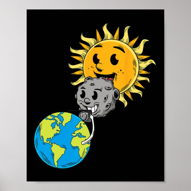 Póster Eclipse solar total Lover (Frente)