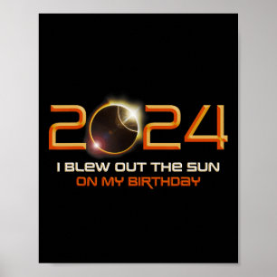 Póster Eclipse Solar Total Que Salí Del Sol Al Nacer