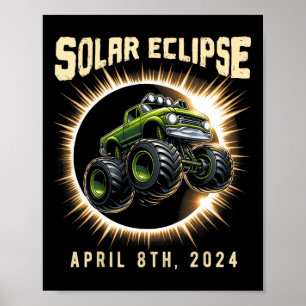 Póster Eclipse total de camiseta 2024 Eclipse total 8 de
