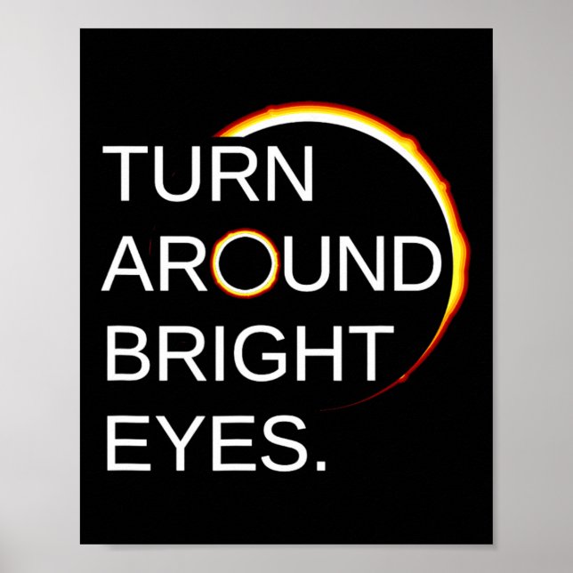 Póster Eclipse Total Del Sol América Totalidad 040824 (Frente)