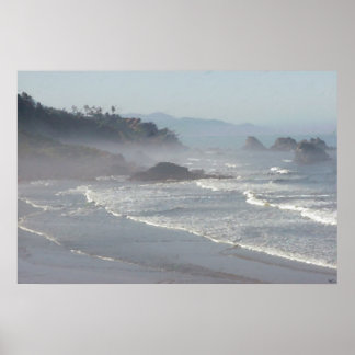 Póster Ecola Beach View