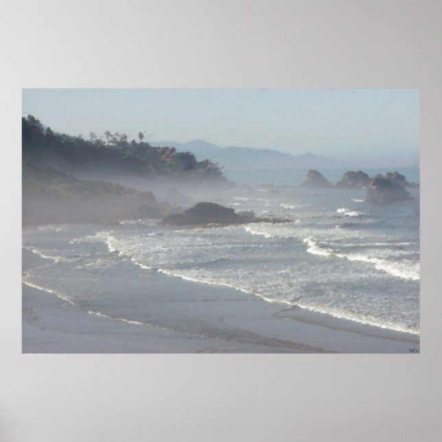 Póster Ecola Beach View (Frente)
