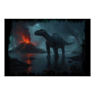 Póster Ecología divertida de Brontosaurus