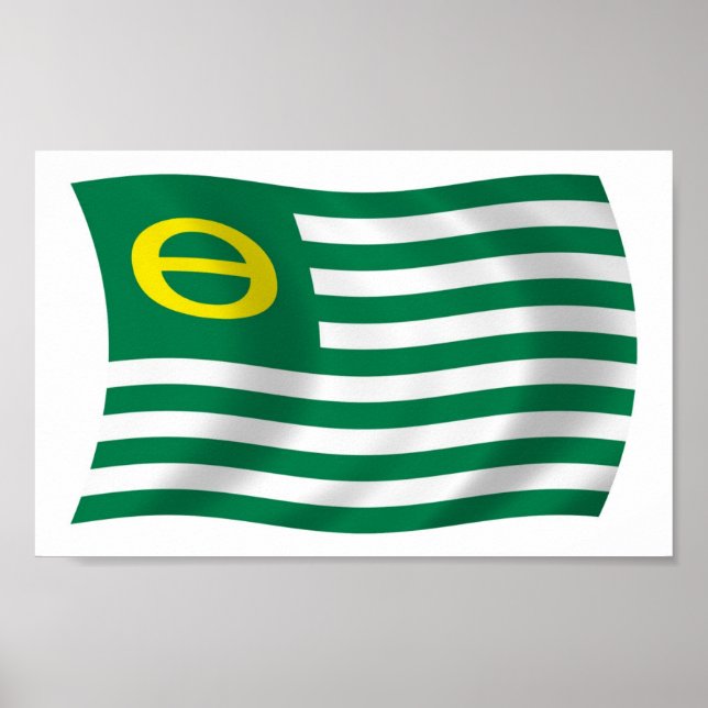 Póster Ecology Movement Flag Poster Print (Frente)