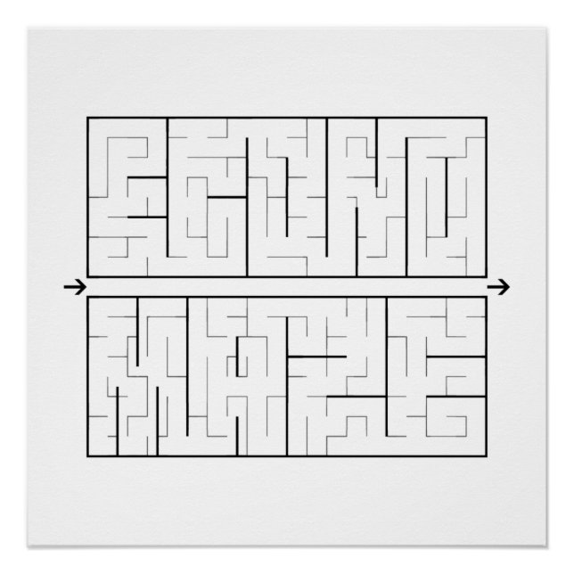 Póster Econo-Maze - (Anverso)