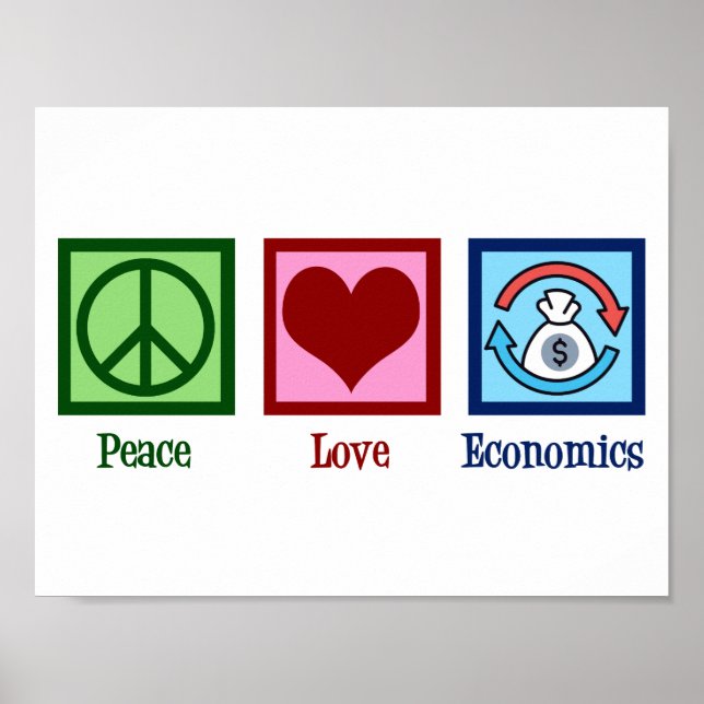 Póster Economía de Paz y Amor (Frente)