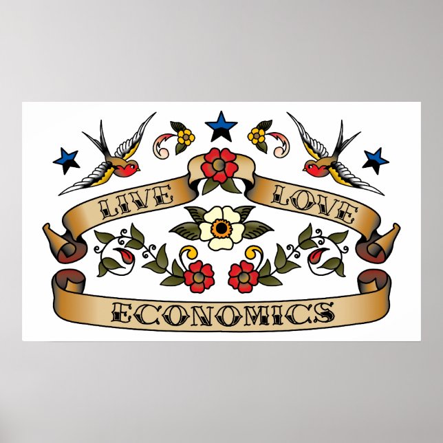 Póster Economía del amor en vivo (Frente)