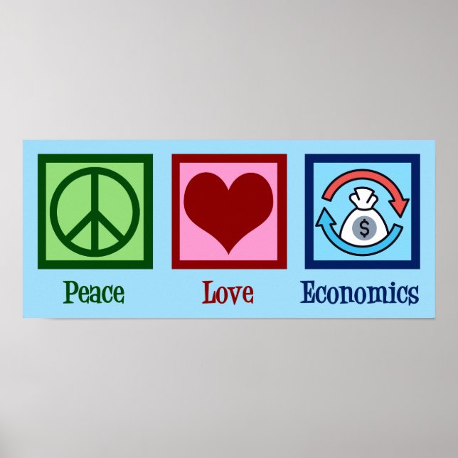 Póster Economía del amor por la paz (Frente)
