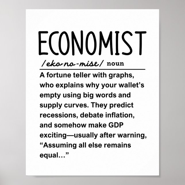 Póster Economista (Frente)