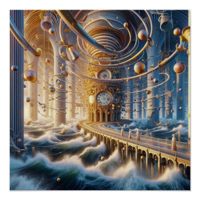 Póster Ecos de 1973: El laberinto del Océano Cronos (Anverso)