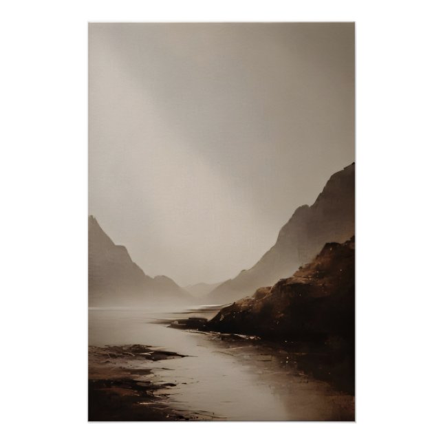 Póster Ecos de bruma (Anverso)