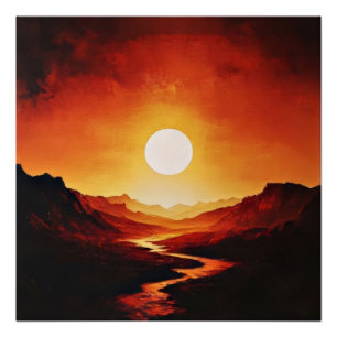 Póster Ecos de fuego