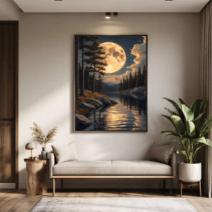 Póster Ecos de la Luna Dorada