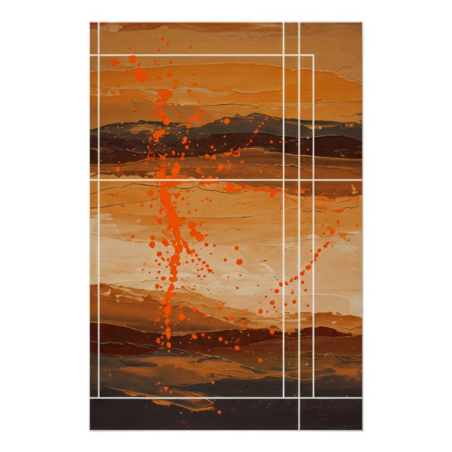 Póster Ecos del desierto (Anverso)