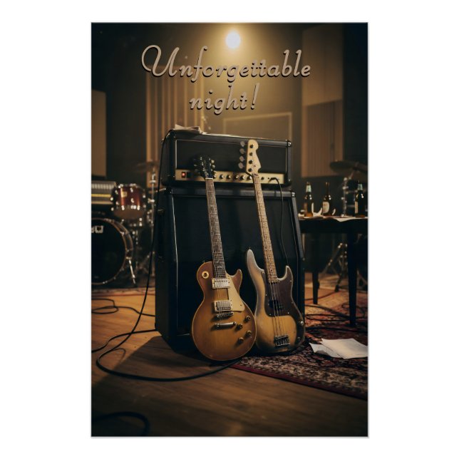 Póster Ecos del escenario (Anverso)