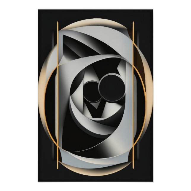 Póster Ecos del infinito (Anverso)