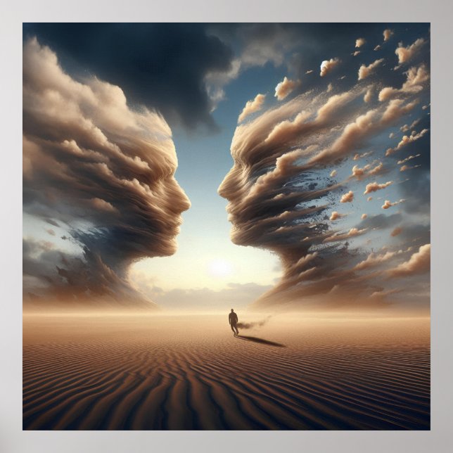 Póster Ecos entre nosotros (Frente)