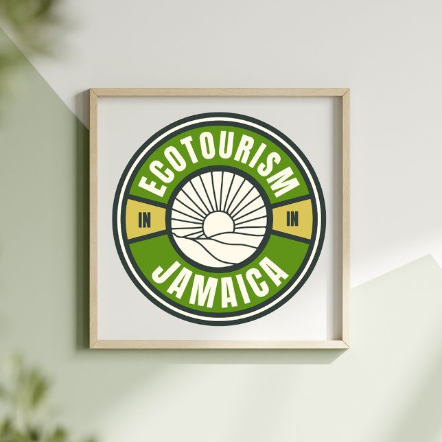 Póster Ecoturismo Jamaica Green Slow Travel Logo (Subido por el creador)