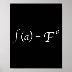 Póster Ecuación Divertida Fafo Novedad Profesor de Matemá