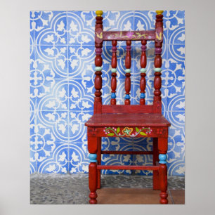 Póster Ecuador. Ciudad de Otavalo. Histórico