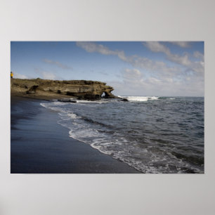 Póster Ecuador, Galápagos, Santiago (también conocido com