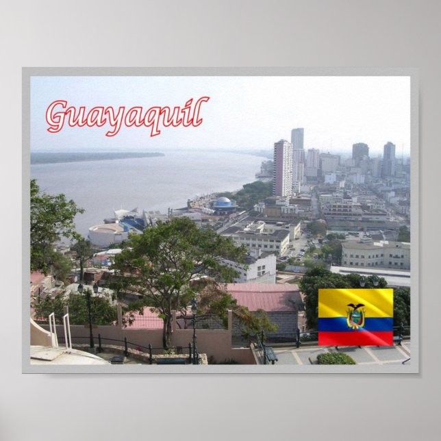 Póster Ecuador - Guayaquil - (Frente)