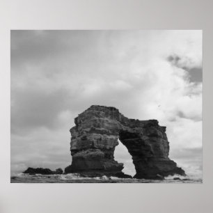 Póster Ecuador, Islas Galápagos, Isla Darwin, Olas