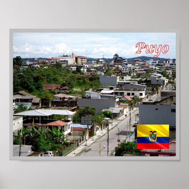 Póster Ecuador - Puerto Francisco de Orellana (Frente)