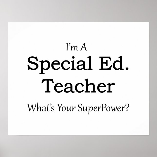 Póster Ed Especial. Profesora (Frente)